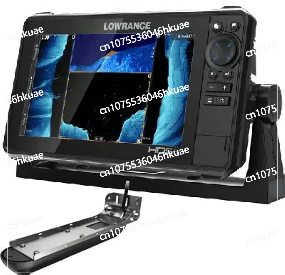 3-in-1 Transom Mount Transducer & C-MAP Pro Chart Lowrance HDS-9 Live with Active Imaging