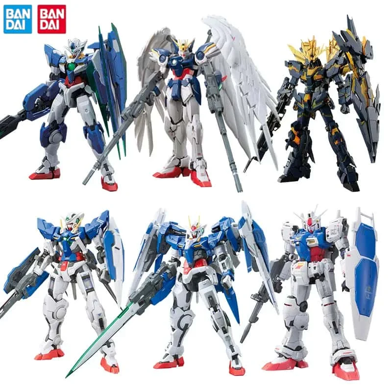 Bandai Genuine RG Gundam Assembly Model Gift Hi Nu God Gundam Origin Strike Freedom Unicorn Justice Wing Red Astray Destiny