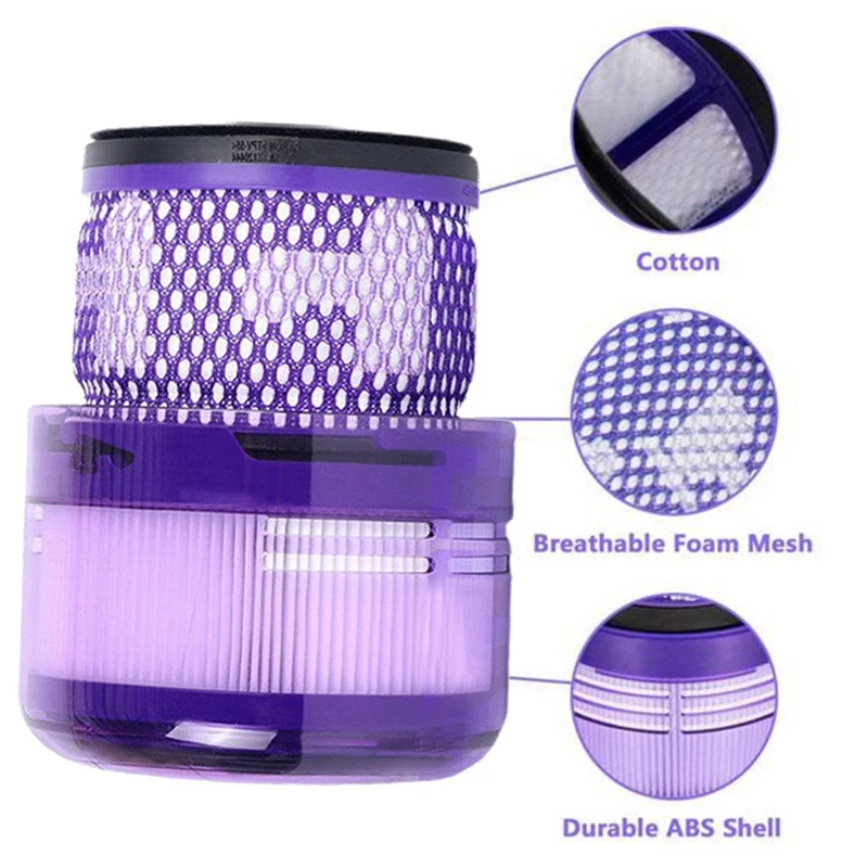Filtre lavable pour aspirateur sans fil Dyson SV19/ SV12 Omni-foetal, pièces de rechange Hepa