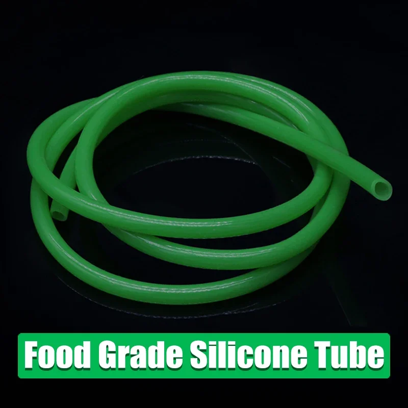 

1M Green Food Grade Silicone Rubber Hose ID 0.5 1 2 3 4 5 6 7 8 9 10 12 14 16 18 20 25 mm Soft Flexible Silicone Tube Water Hose