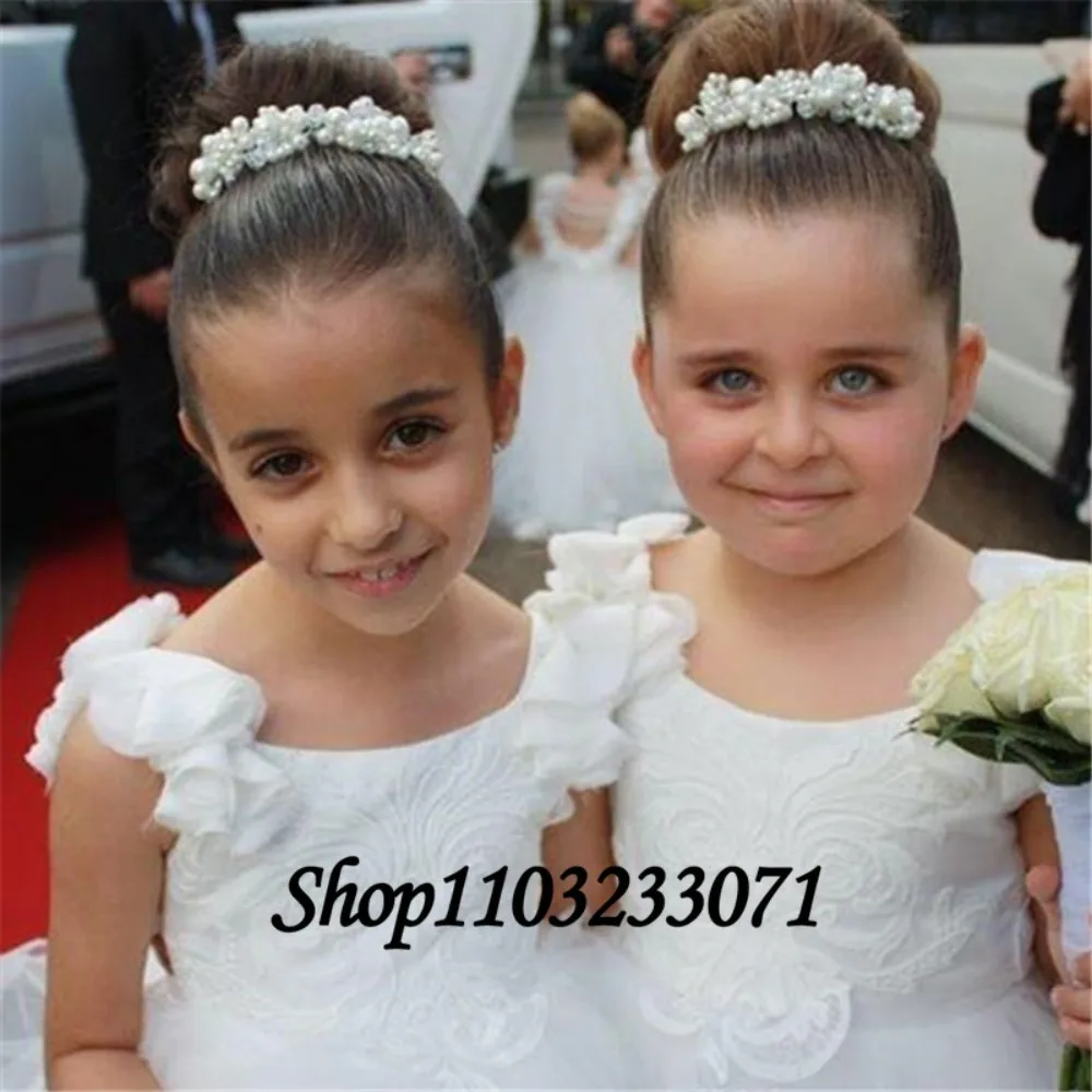 Vestido de niña de flores con decoración de cuentas en la espalda en V, vestido pequeño para niños, niña para boda, cumpleaños, Festival, fiesta, primera comunión