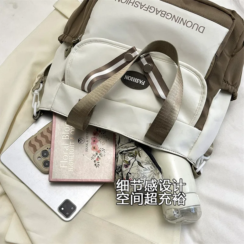 Women\'s Tote Bag, Large Capacity Daily Handbag, Travel Bucket Shoulder Bag, Fashion Messenger Bag,Campus School Bags Satchel