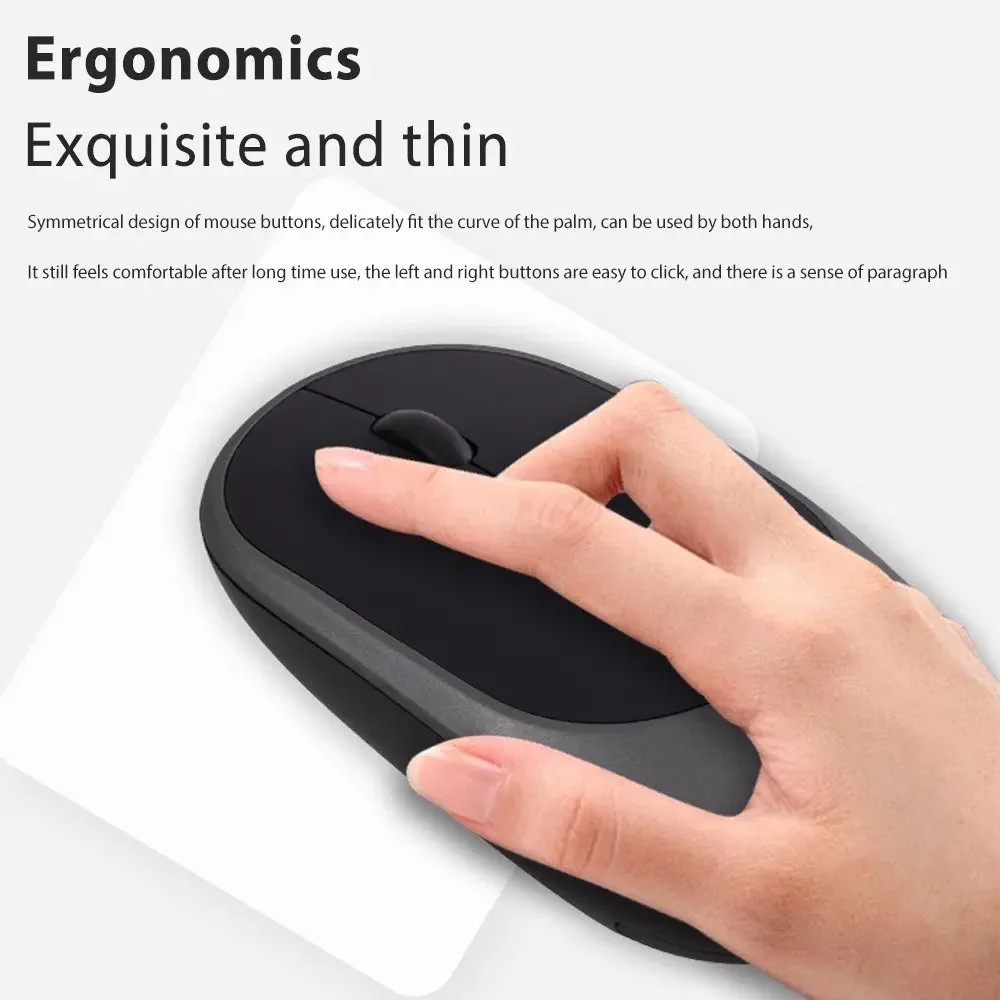 USB für Bluetooth Wireless Dual-Mode-Maus, hochwertiger Blue Tooth für den Bürogebrauch, LED, universelles Design für Computer, Tablet, MacBook