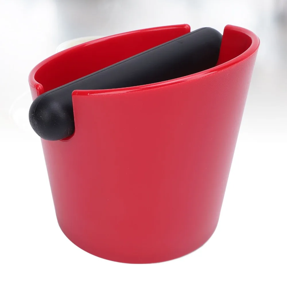 Splash Proof Coffee Knock Box Removable Knock Bar Anti Slip Bottom Coffee Grounds Container Plastic Material Barista Knock Box