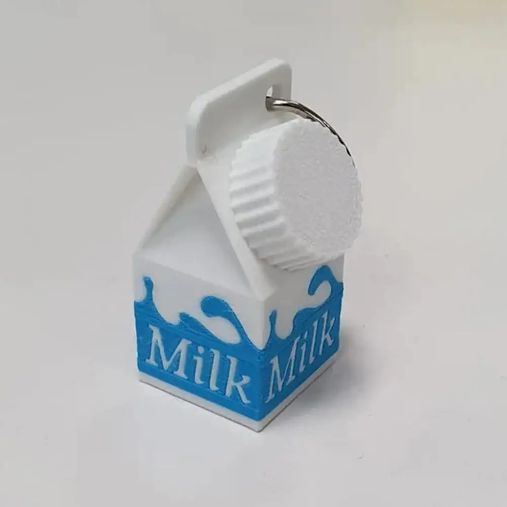 High-quality Pill Bottle Holder Pill Bottle Keychain Mini Milk Carton Pill Holder Keychain for Backpack Purse Unique for Handbag