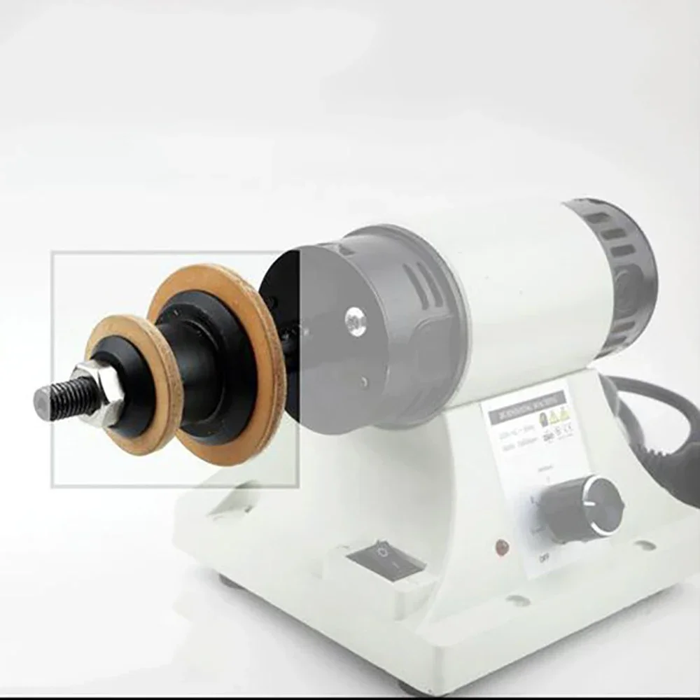 Pulidor de bordes de cuero de 220V, máquina pulidora, bricolaje, artesanía de cuero, Mini herramienta de lijado de escritorio, 0-8000RPM ajustable