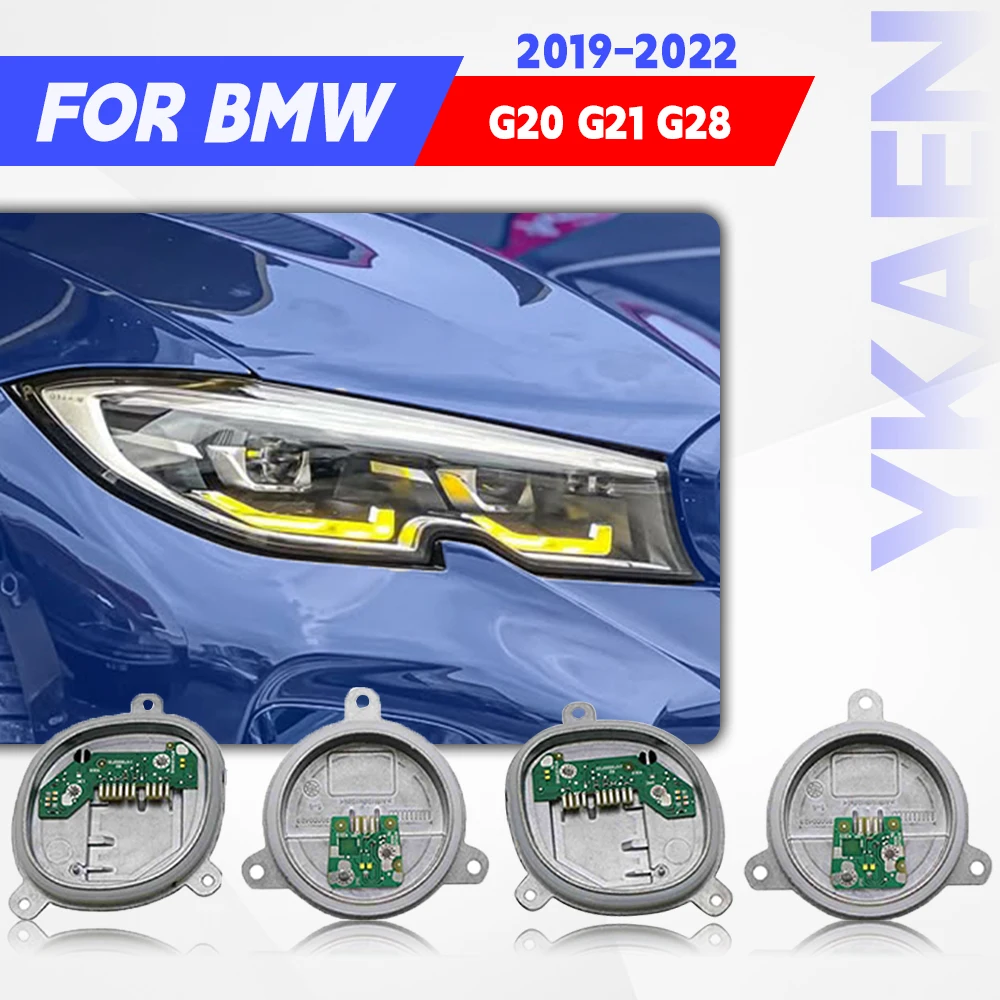 

Yellow LED Headlight Daytime Running Light Module For 19-22 BMW 3 Series G20 G21 G28 Blue Red Angel Eye DRL Boards 63118496136
