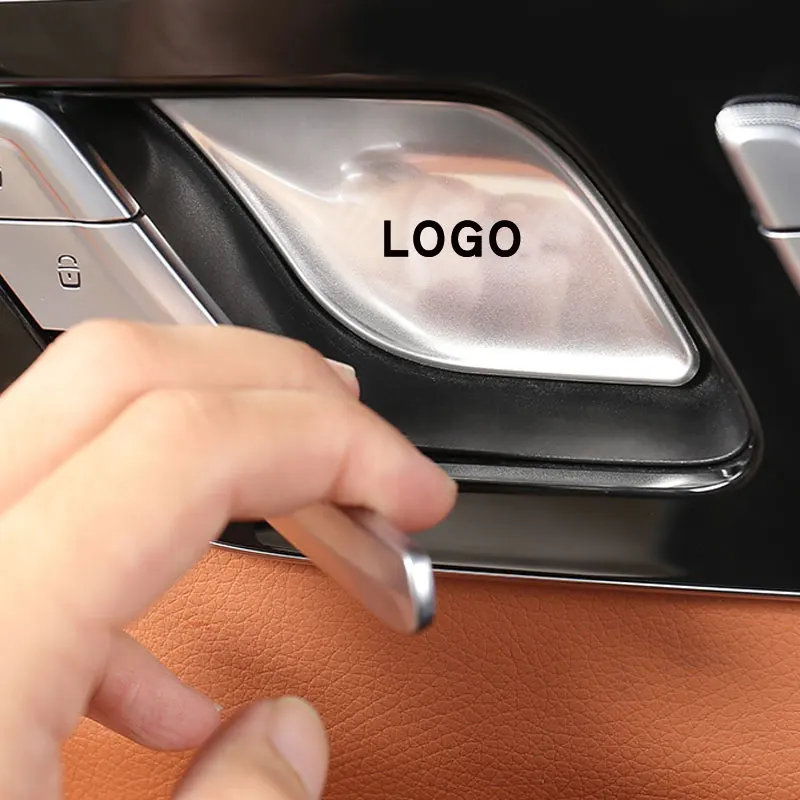 

Stainless Steel Inner Door Handle Bowl Decoration Cover Trim Interior Accessories For Mercedes Benz C S GLC Class W206 W223 X254