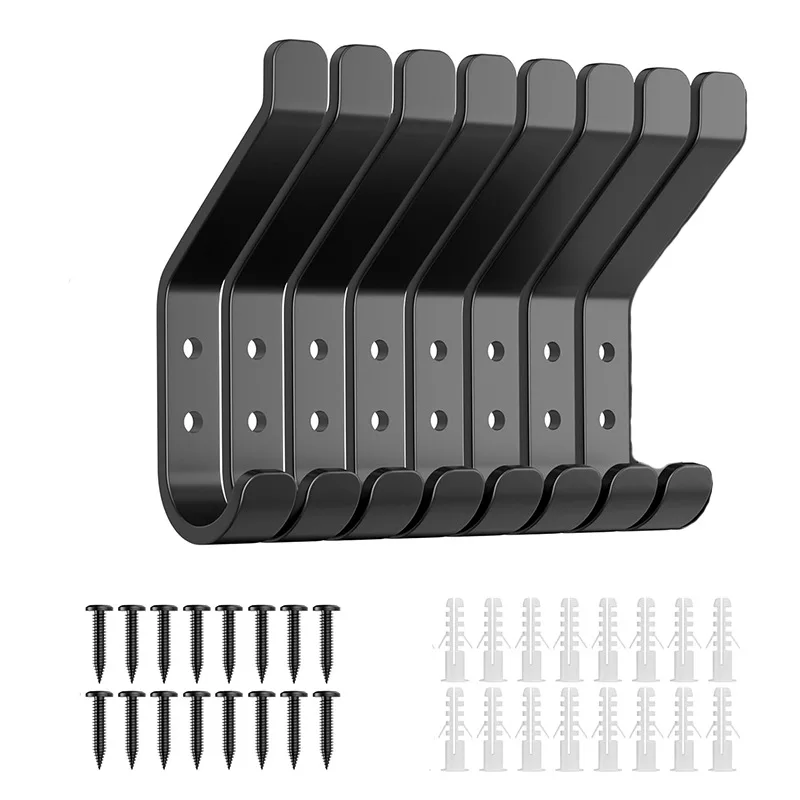 1/4pcs Wall Mounted Hooks for Hanging Coats Hats Backpacks Keys, Utility Hooks for Home Kitchen Bathroom Hanging Accessories