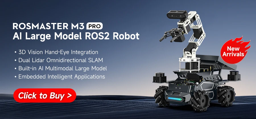 ROSMASTER X3 PLUS ROS Roboter-Python-Programmierung mit MecanumWheel 6DOF Roboterarm für Jetson Orin NANO Orin NX SUPER RaspberryPi – Detail 1