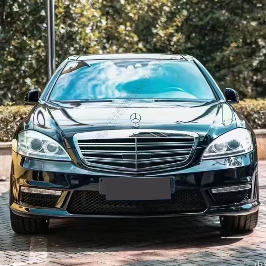 Front Bumper Middle Hood Radiator Grill For Mercedes Benz S-Class W221 S65 S350 S400 S450 S500 S550 S600 S65 AMG 2010-2013