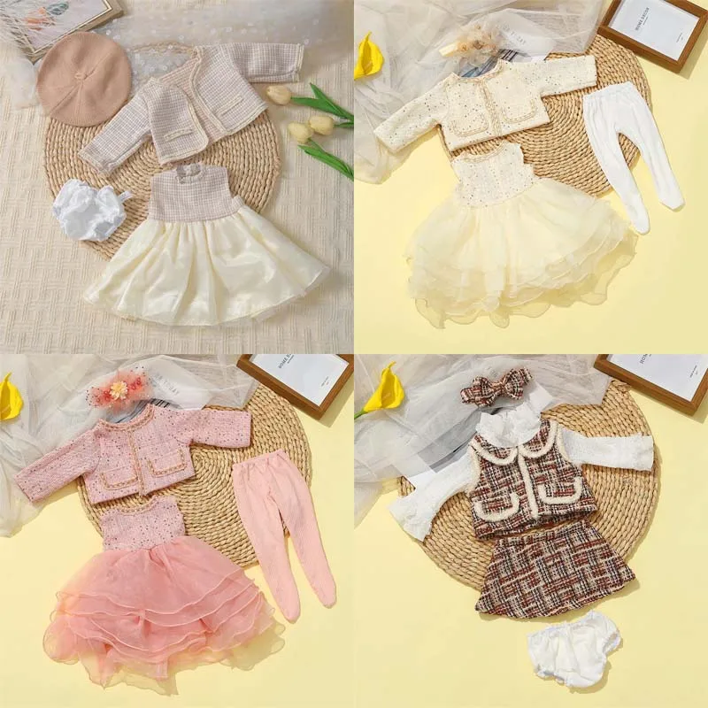 55 سنتيمتر ملابس دمى الطفل الدعاوى صالح ل 21.65 بوصة تولد من جديد دمية طفل أكمام فستان الملابس والاكسسوارات الملابس لهدايا عيد الميلاد #1