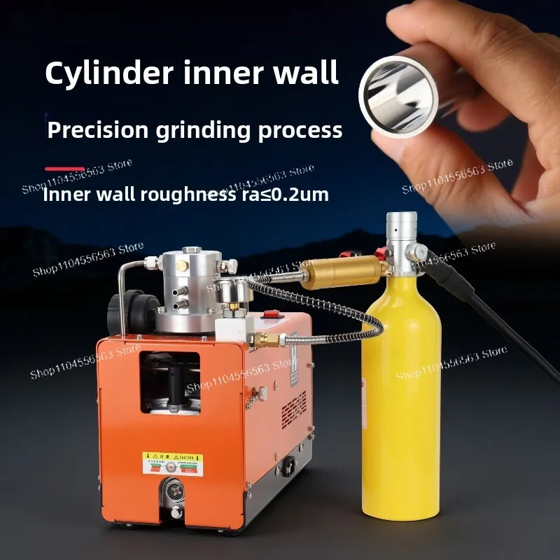 High pressure pump 30mpa high pressure air pump 40mpa single cylinder water cooled bar flush 4500psi electric inflatable pump