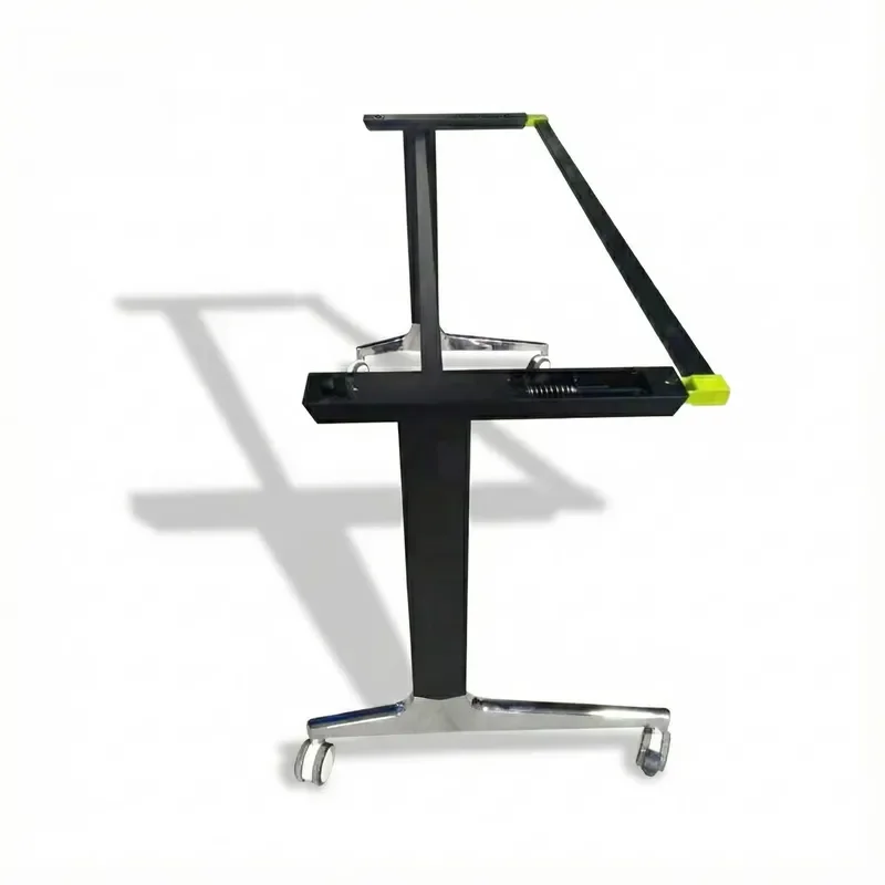 Steel Folding Training Table Frame Adjustable Height Mobile Conference Desk Legs Modular for School Hospital Office