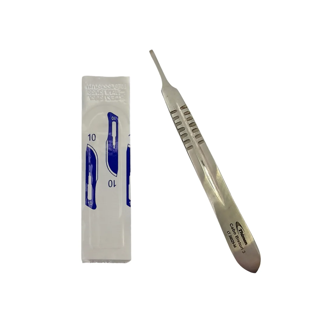 Lamina Scalpel 10 Bioland 20 PCs and 3 Thimon 1 PCs cable