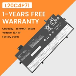 L20C4P71 L20M4P71 Battery For Lenovo ThinkPad X1 Carbon Gen 9 10 X1 Yoga 6th 7th Gen 6 7 Series L20D4P71 L20L4P71