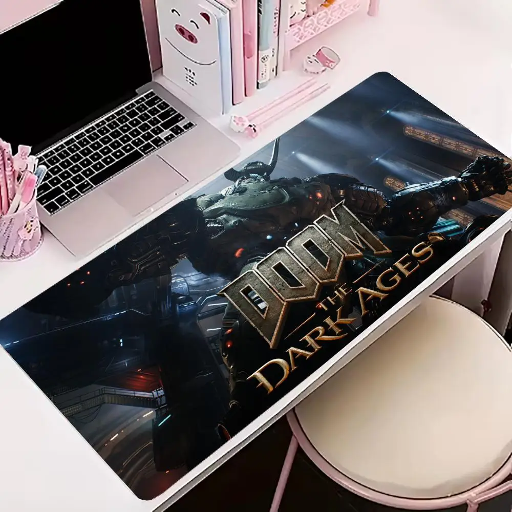 

Популярный коврик для мыши D_DOOM D_Dark A_Ages, очень большой резиновый противоскользящий коврик для мыши XXL для геймеров CSGO, клавиатура и коврик для мыши.