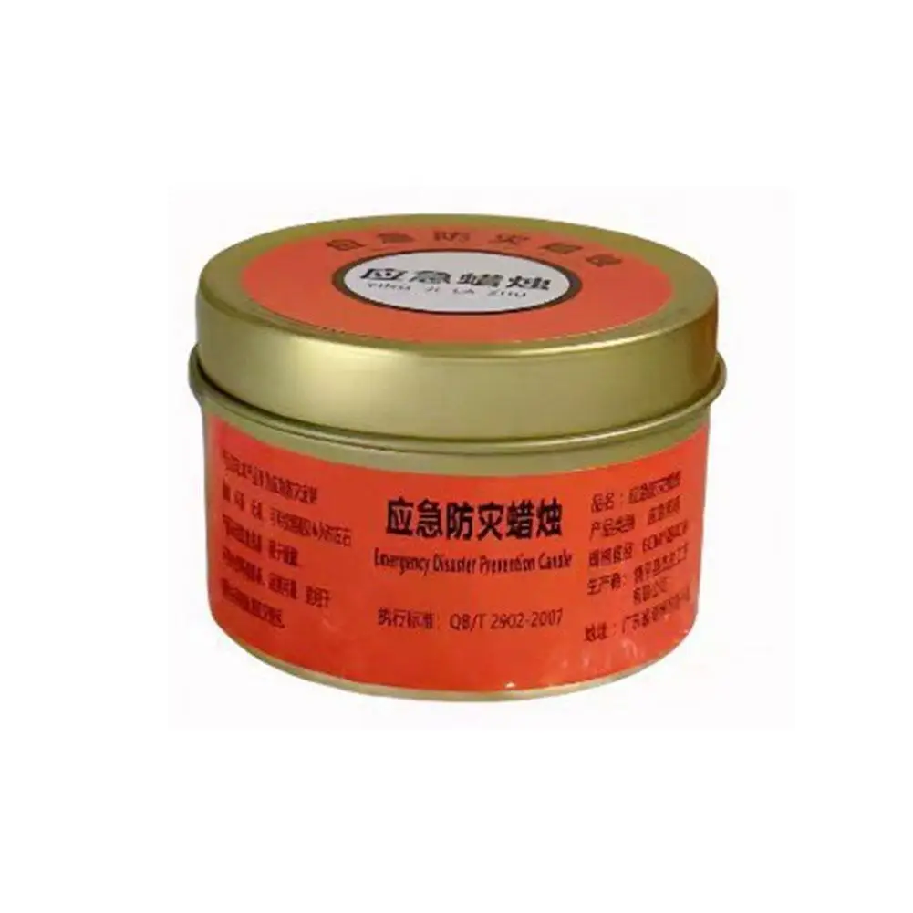 Bougie chauffe-plats coupe-vent longue durée, bougie de survie, 30 heures, dans un récipient plat, longue combustion, chauffe-aliments, bougie chauffe-plat pour Ca O0F7