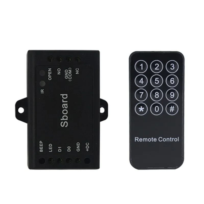 

12vdc Sboard Mini Single Door lock Controller Single door Access Controller Connect for proximity keypad Reader Wiegand 26~37