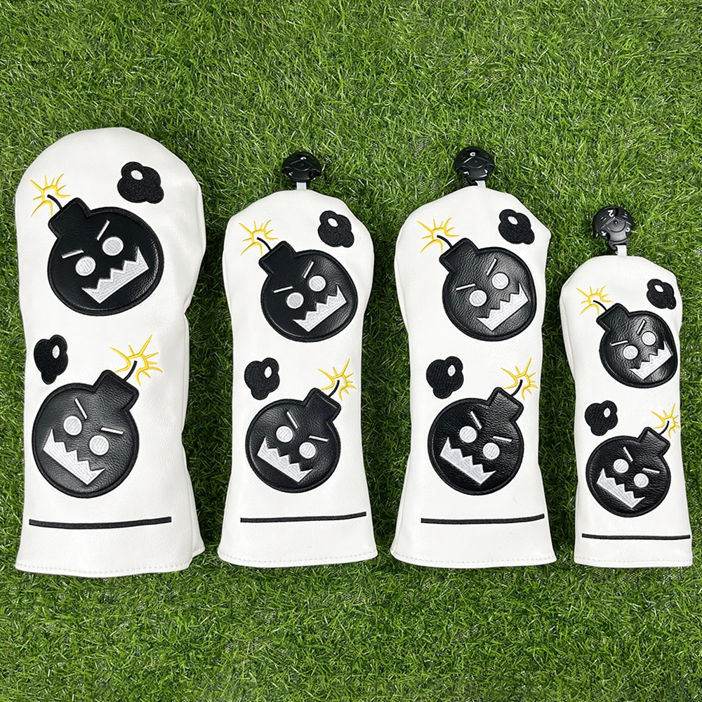 Devil Golf Club Cover Head Cover Protective Cover 135 Fairway Wooden Chicken Leg Stick Cover Pusher Cover