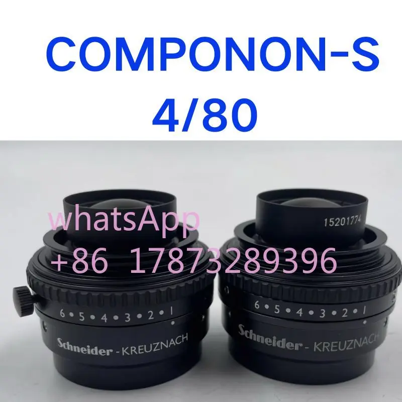 Used COMPONONON-S 4/80 industrial line scanning camera lens,tested OK, function intact