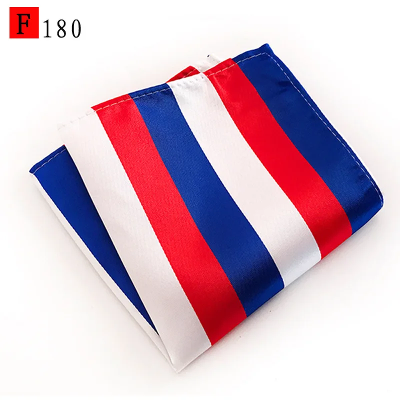 Striped Mens Hanky Pocket Squares Handkerchiefs Silk Square Handkerchief For Wedding Chest Towel Square Scarf For Suit Accessori