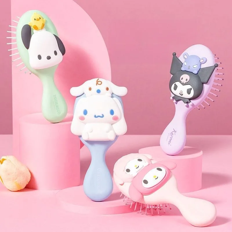 

Kawaii Hello Kitty Comb Massage Portable Cute Cartoon Mini Comb Women Supplies Desktop Decoration Student Gift Wholesale