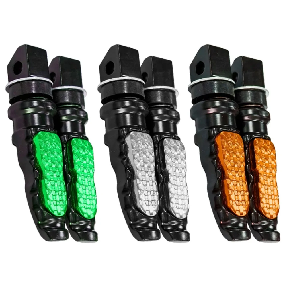 1 Pair Motorcycle Rear Passenger Foot Pegs Pedals Off-road Motorcycle Parts Foot Pedal Modification Motorbike Pedal