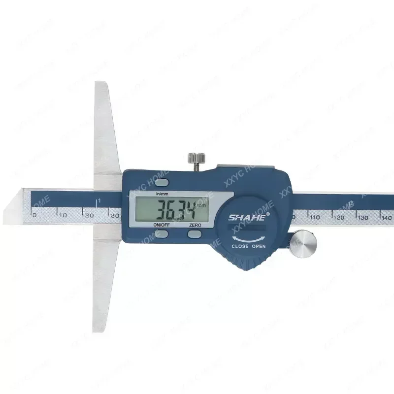 150/200/300mm Stainless Steel Digital Depth Vernier Caliper Depth Gauge Caliper Micrometro Depth Digital Caliper