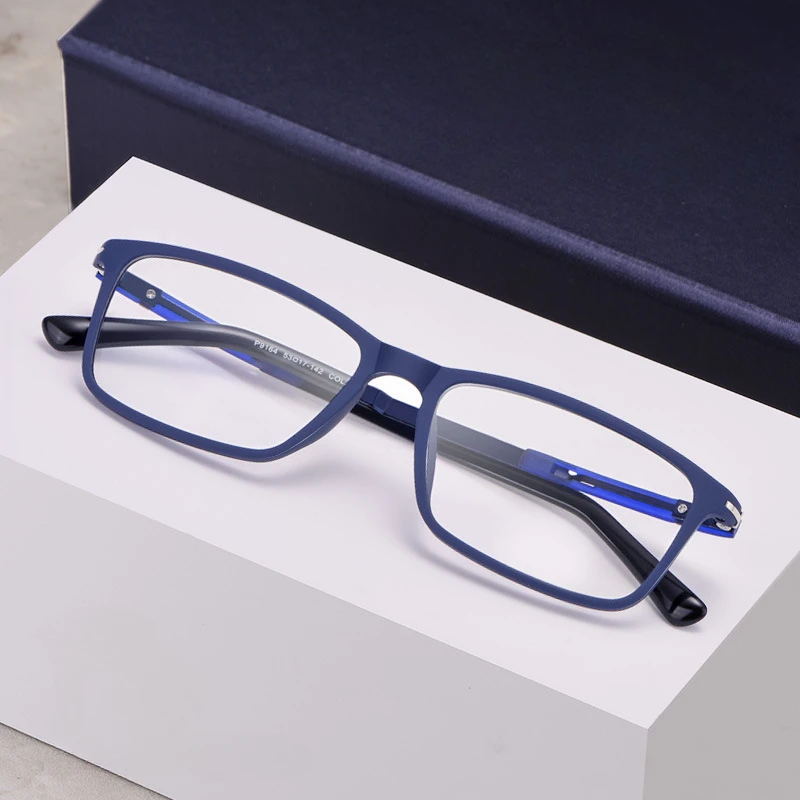 

53-17-142 TR90 Full Rim Glasses Men Optical Prescription Customized Correction Myopia Hyperopia Eye Glasses Progressive