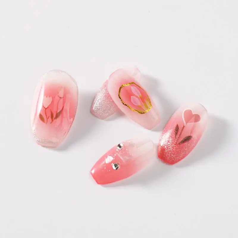 Autocollants pour Ongles Multifonctions Mignons, Patch Adhésif Doux, Lapin, Support 3D, Longue Durée, Outil pour Nail Art