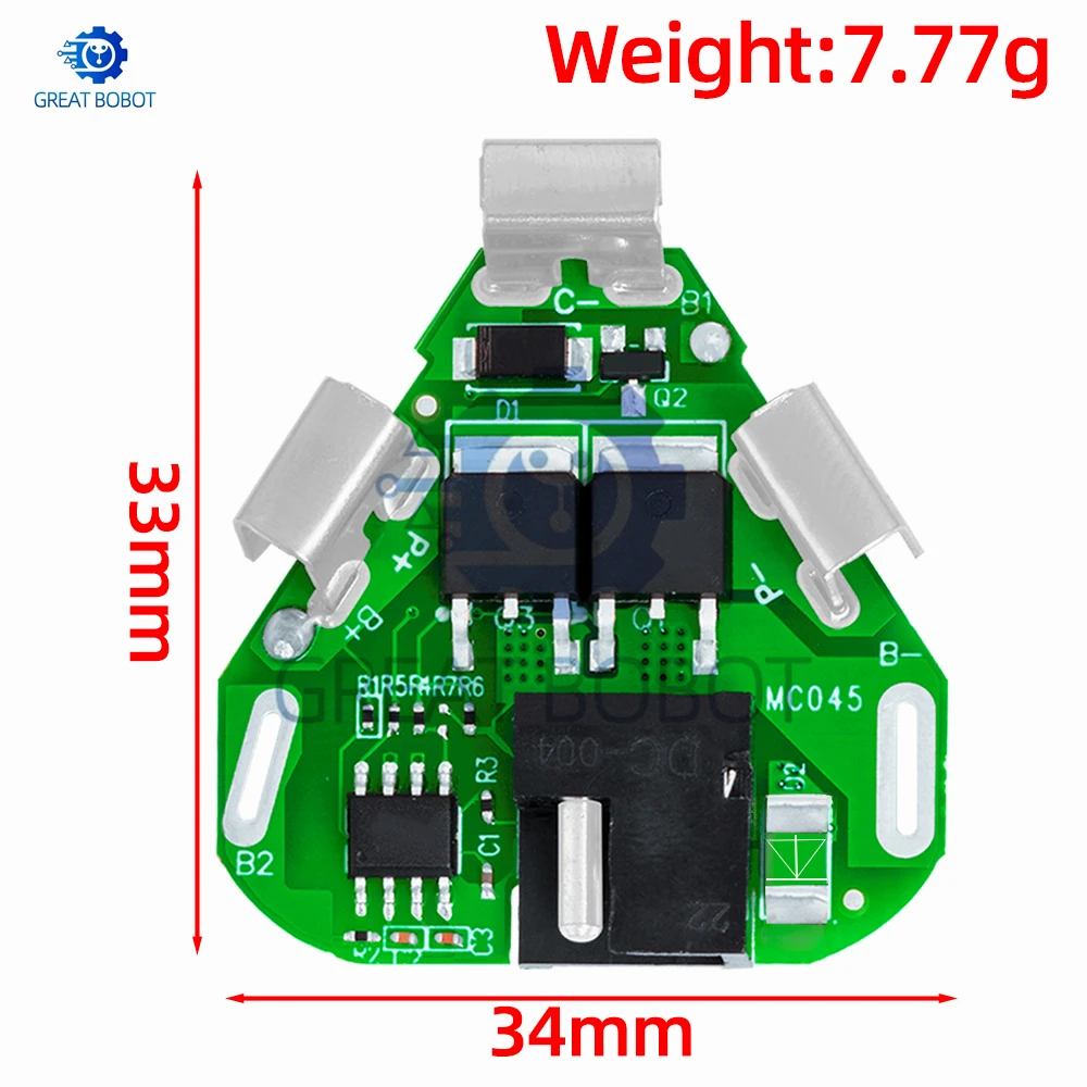1~10PCS 3S 12.6V 6A BMS Li-ion Lithium Battery Protection Board 18650 Power Bank Balancer Battery  Board for Electric Drill