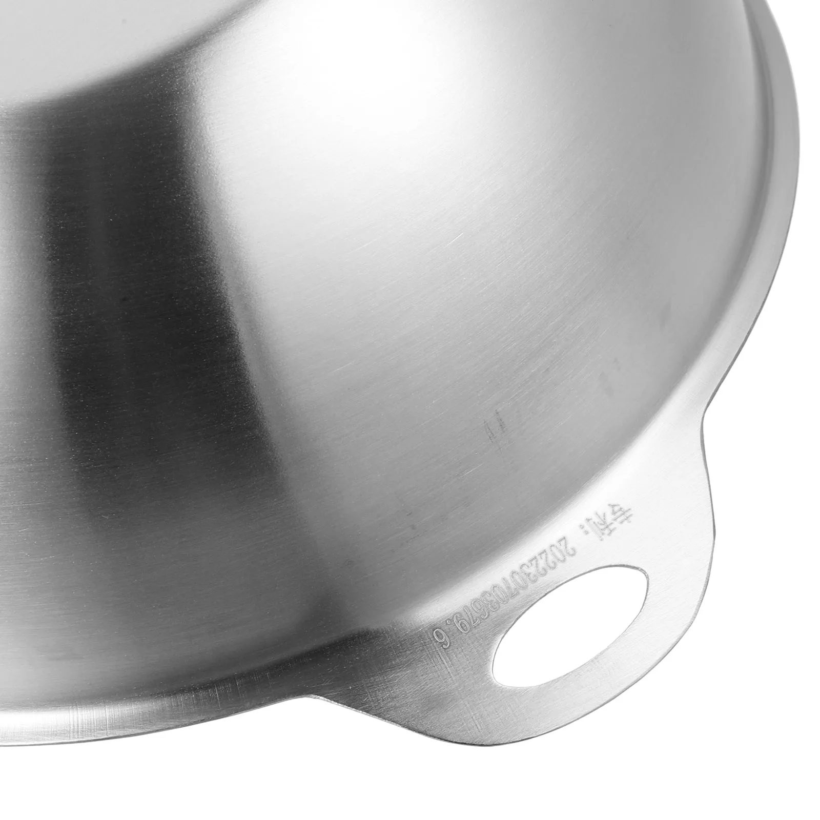 

Stainless Steel Salad Bowl Egg Mixing Prep Bowls Hand-Pulled Noodle Fruit Large