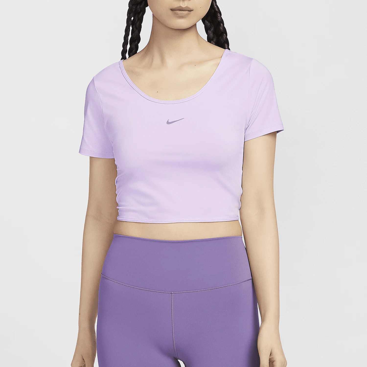 

Nike genuine New Women's Summer Classic Short Knotted Sport T-Shirt FN2852-208