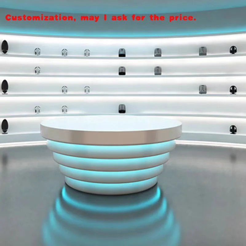 

custom.Funroad Company Office Desk Customizable Painted Front Desk Welcome Reception Cashier Counter Table