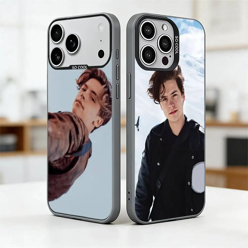 

Cole Sprouse Phone Case For iPhone 17,16,15,14,13,12,11 Plus,Pro Max,XS,Colorful Silver Black Cover