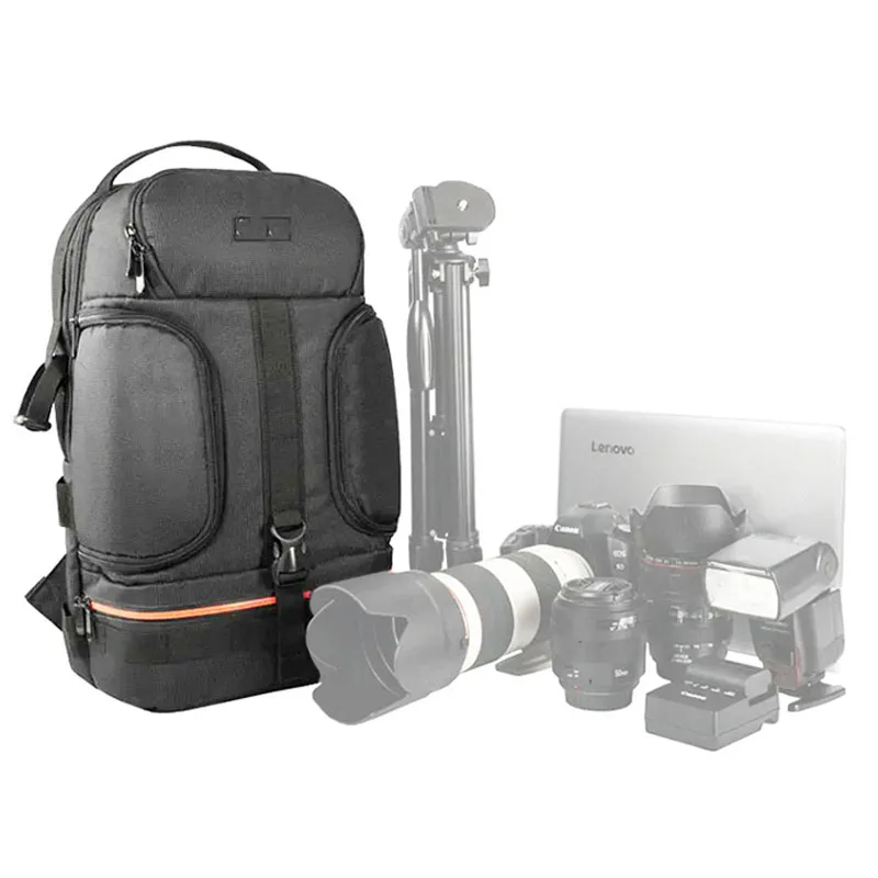 Waterproof Camera Bag Photo Cameras Backpack For Canon/Nikon/Sony/Xiaomi Laptop DSLR Portable Travel Tripod Lens Pouch Video Bag