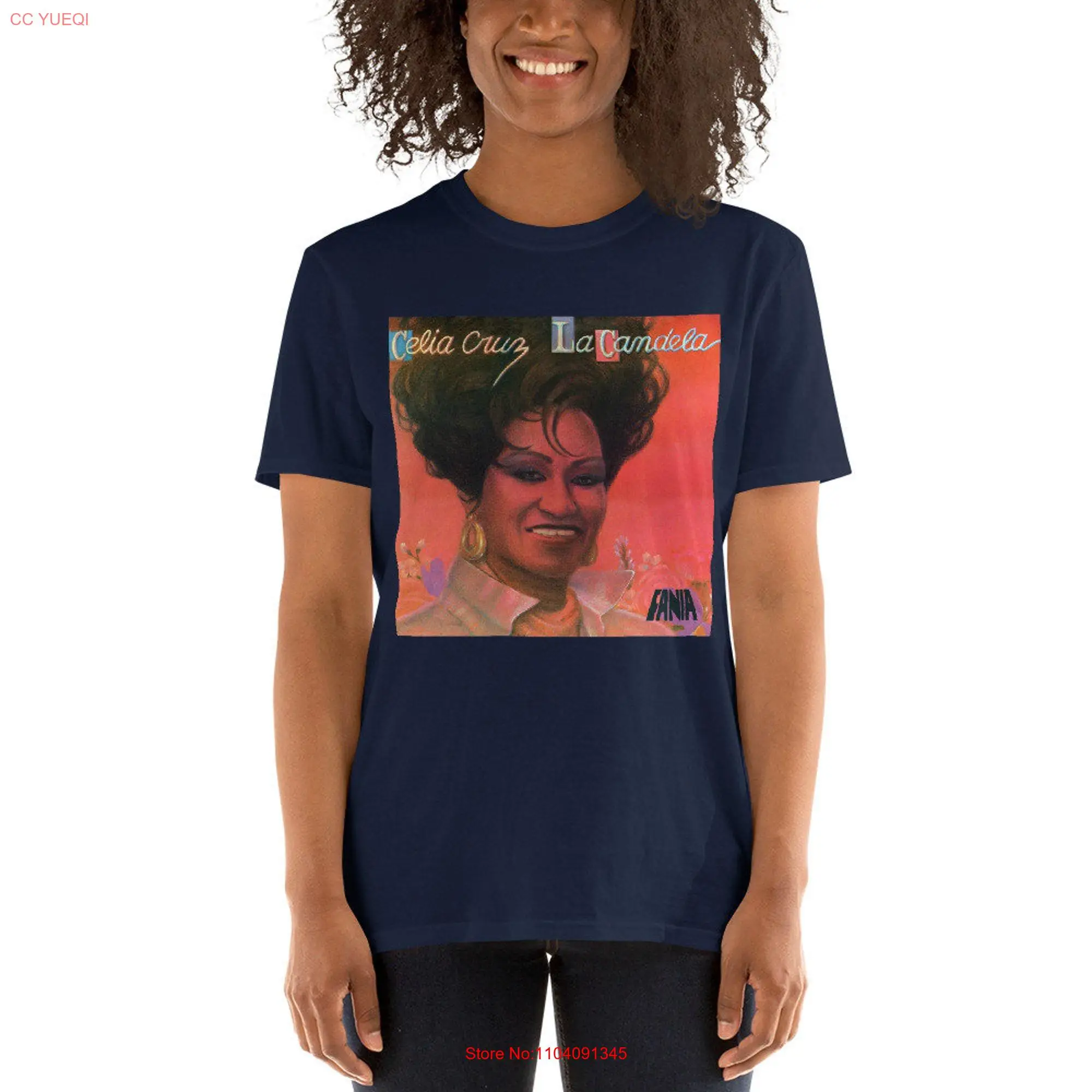 Celia Cruz La Candela Fania  T Shirt long or short sleeves