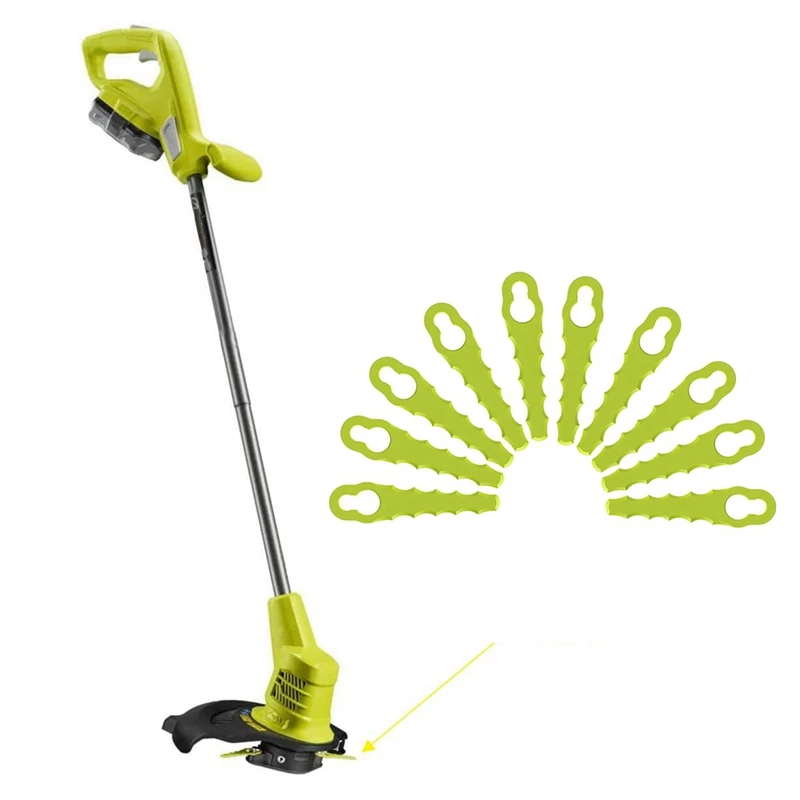 Imagem -02 - Conjunto para Ryobi Cabeça de Corte Grama Aparador Cabeça Cortador Peças com Lâmina Plástico Rac155 Plástico Lâmina Reposição Cortador Grama 1