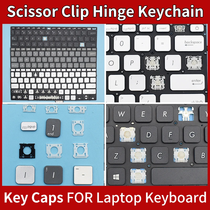 Replacement Keycaps Scissor Clip Hinge For ASUS Vivobook X409