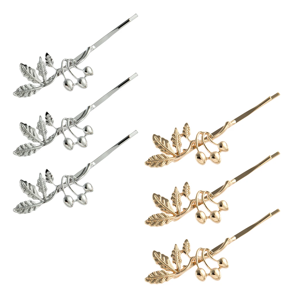 

6pcs Tulip Hair Clips Zinc Alloy Unique Clamps Women Styling Accessories Fashion Hairpins Headdresses Everyday Wear Party