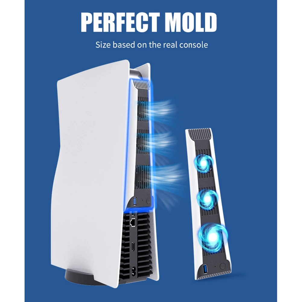 【CYBER MONDAY】Cooling Fan for Temperature Exhauster USB External Cooler Fan for Digital Edition / Ultra HD Console