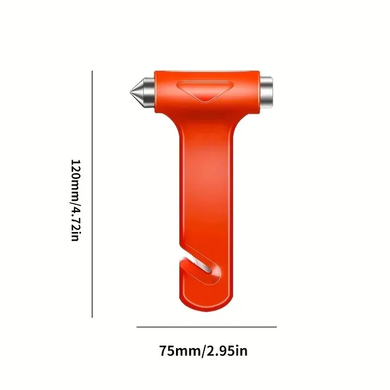 1-2PCS Multifunctional Car Safety Tool Two Emergency Hammers with Seatbelt Cutter Suitable for Car Home and Outdoor Use view 5