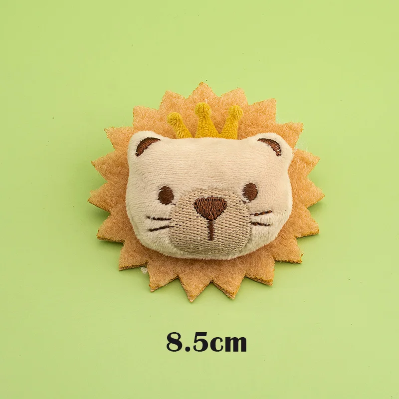 20pcs Cartoon Animal Stuffed Toys Cute Mini Plush Dolls Panda Lion Stuffed Doll Brooch Clothing Accessories Children Small Gifts