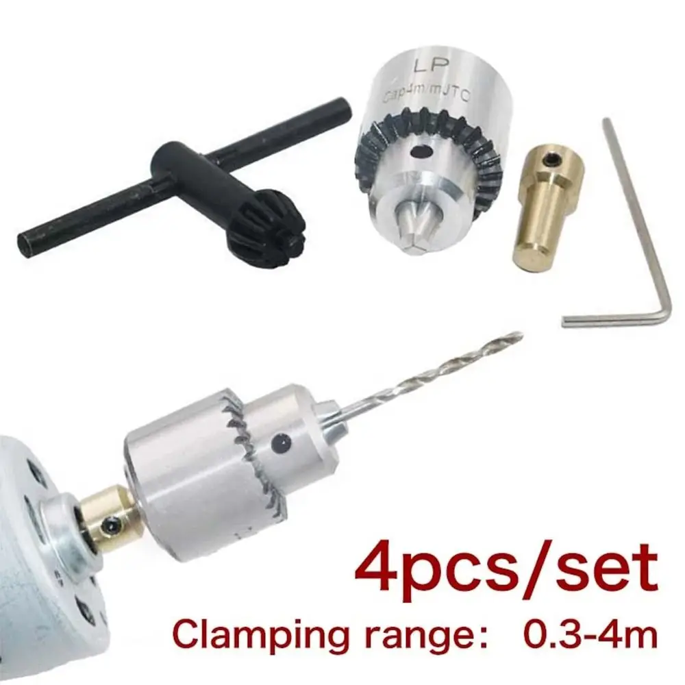 

Professional Mounted Clamping Electric Motor Shaft Drill Chuck Micro Motor 0.3-4mm Taper
