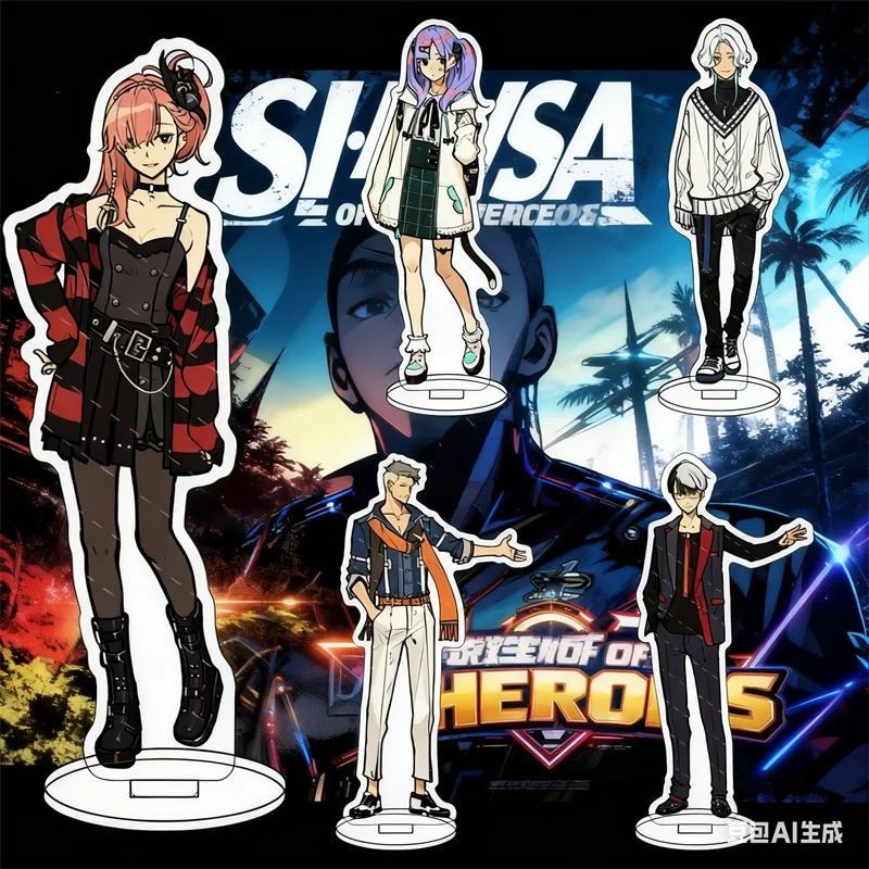 

Yosuke/Siren/Sōji/μ/June Acrylic figure Stand SI-VIS: The Sound of Heroes Anime peripheral Model Plate Desk Figure Display