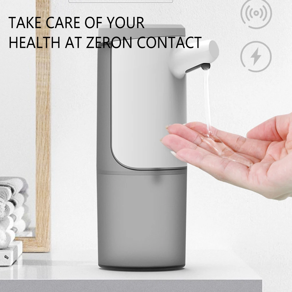 450ml Hand Wash Dispenser Lavatory Induction Gel Dispensing Machine Refillable Noncontact Automatic Hotel Accessory