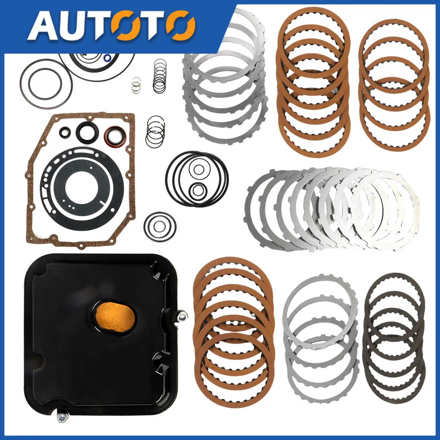 

1set Car 42RLE Transmission Master Rebuild KIT 03-UP (W/ Gaskets Friction Steel Plates) For Jeep Dodge Car Transmission Parts