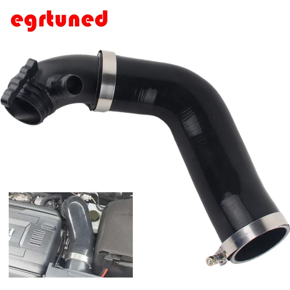 For VW Golf MK7  R Audi 2015+ V8 MK3 A3 S3 TT Silicone Turbo Inlet Elbow Tube Performance Intake Hose