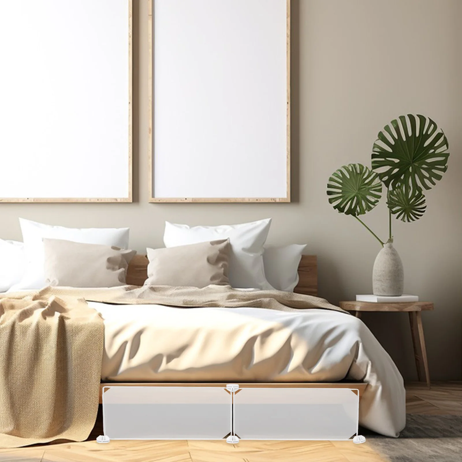 

Anti-Dust Blocker For Bed Sofa Gaps Bumper Board Furniture Protector Under Furniture Blocker For Pets Cats Use